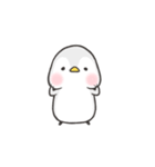 白ペンギンの幸せスタンプ③あまえんぼ（個別スタンプ：40）