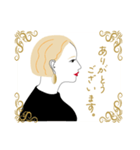 美容師さん向けシンプルイラスト3（個別スタンプ：1）