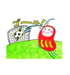 だるまりんサッカー⚽️（個別スタンプ：2）