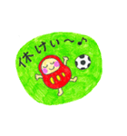 だるまりんサッカー⚽️（個別スタンプ：11）