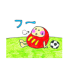 だるまりんサッカー⚽️（個別スタンプ：13）