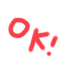 文字スタンプ(よく使う)（個別スタンプ：6）