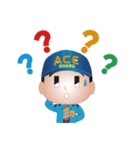 エースくんとエースちゃん（個別スタンプ：5）