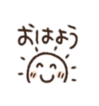 もこ文字シンプル(再販)（個別スタンプ：2）