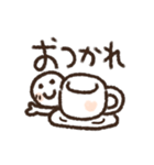 もこ文字シンプル(再販)（個別スタンプ：3）