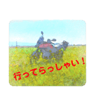 バイク絵葉書風スタンプ（個別スタンプ：2）