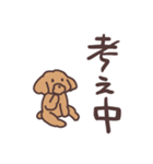 トイプードル毎日あいさつリアクション（個別スタンプ：20）