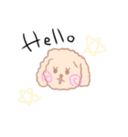 あいさつプードル（個別スタンプ：9）
