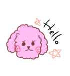 あいさつプードル（個別スタンプ：14）