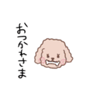 あいさつプードル（個別スタンプ：15）