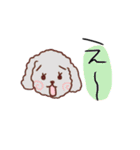 あいさつプードル（個別スタンプ：18）