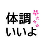 シニア楽々基本セット2★毎日の厳選デカ字（個別スタンプ：21）