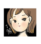女の子(わたしのセリフ)（個別スタンプ：2）