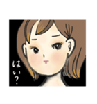 女の子(わたしのセリフ)（個別スタンプ：4）