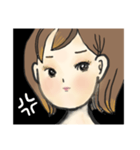 女の子(わたしのセリフ)（個別スタンプ：15）