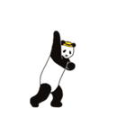 写真に貼れる★モーレツに動くパンダ【夏】（個別スタンプ：15）