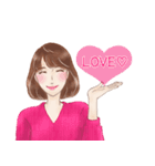 Cocoさんの似顔絵スタンプ（個別スタンプ：13）