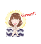 Cocoさんの似顔絵スタンプ（個別スタンプ：15）