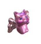 天使の幸運の猫（個別スタンプ：7）
