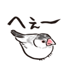 でかもじ筆文鳥（個別スタンプ：6）