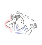 ほんのり大和美女のお仕事スタンプ（個別スタンプ：9）