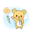 ラブリークマちゃん（個別スタンプ：8）