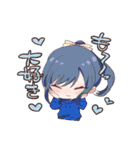 個性的な乙女たち（個別スタンプ：7）