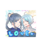 個性的な乙女たち（個別スタンプ：27）