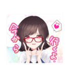 個性的な乙女たち（個別スタンプ：30）