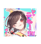 個性的な乙女たち（個別スタンプ：31）