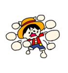 ライさん×ONE PIECE（個別スタンプ：38）