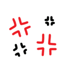 年代問わず使える！デカ文字シンプル。（個別スタンプ：24）