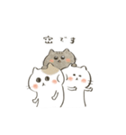 ねことおんなのこ2［ふんわり］（個別スタンプ：9）