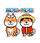 ONE PIECE×柴犬（個別スタンプ：1）