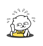 白クマ nobo 1（個別スタンプ：14）