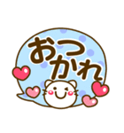 でか文字❤大人かわいい動物たちと3❤敬語も（個別スタンプ：13）