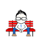 Mr. glasses（個別スタンプ：5）