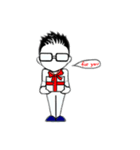 Mr. glasses（個別スタンプ：6）