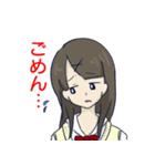 博多弁（＋標準語）女子（個別スタンプ：6）