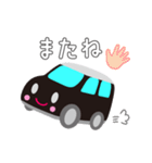 可愛い車【Black×Whiteツートン】（個別スタンプ：39）