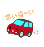 可愛い車【Red×Blackツートン】（個別スタンプ：14）