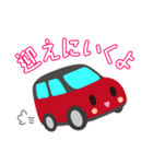 可愛い車【Red×Blackツートン】（個別スタンプ：20）