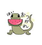ヤモリのもる子・夏Ver.（個別スタンプ：2）