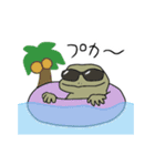 ヤモリのもる子・夏Ver.（個別スタンプ：6）