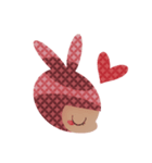ゆりうさちゅっちゅっスタンプ（個別スタンプ：4）
