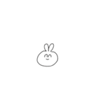 うさぎさんと人参さん（個別スタンプ：3）