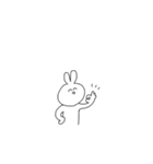 うさぎさんと人参さん（個別スタンプ：18）