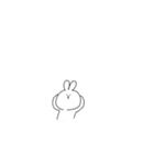うさぎさんと人参さん（個別スタンプ：22）