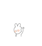 うさぎさんと人参さん（個別スタンプ：25）