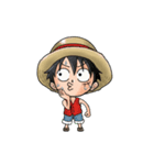 ONE PIECE ルフィとゾロの動くスタンプ（個別スタンプ：19）